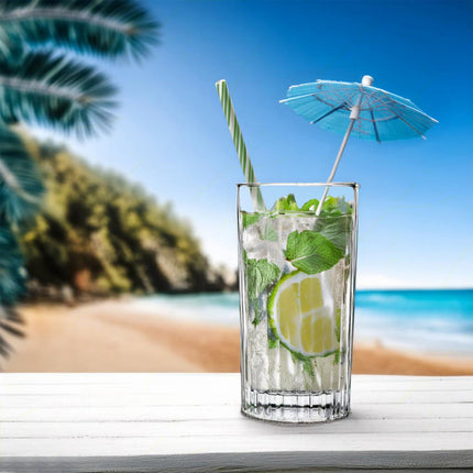 Rcr Bicchiere Acqua In Cristallo Timeless Tumbler Da 44Cl Set 6Pz - Splendente Elegante Per Acqua, Aperitivi, Da Ristorante, Casa