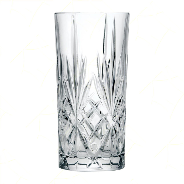 Rcr Bicchiere Acqua In Cristallo Melodia Tumbler Da 36Cl Set 6Pz - Splendente Elegante Per Acqua, Aperitivi, Da Ristorante, Casa RCR Cristallerie