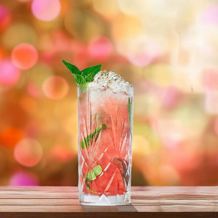 Rcr Bicchiere Acqua In Cristallo Melodia Tumbler Da 36Cl Set 6Pz - Splendente Elegante Per Acqua, Aperitivi, Da Ristorante, Casa