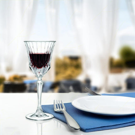 Rcr Calice Vino In Cristallo Da 28Cl Adagio Set 6Pz - Splendente Elegante Per Vino, Champagne, Ristorante