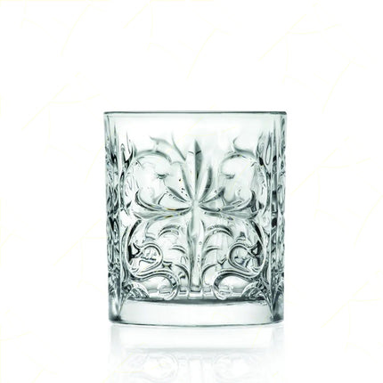 Rcr Bicchiere Acqua In Cristallo Tattoo Dof Da 34Cl Set 6Pz - Splendente Elegante Per Acqua, Aperitivi, Da Ristorante, Casa