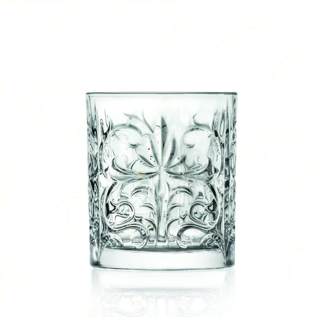 Rcr Bicchiere Acqua In Cristallo Tattoo Dof Da 34Cl Set 6Pz - Splendente Elegante Per Acqua, Aperitivi, Da Ristorante, Casa