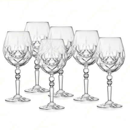 Rcr Calice Per Aperitivi In Cristallo Da 53Cl Alkemist Aperitif Set 6Pz - Splendente Elegante Per Vino, Champagne, Aperitivi, Ristorante