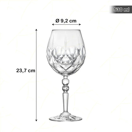 Rcr Calice Per Aperitivi In Cristallo Alkemist Set 6Pz - Splendente Elegante Per Ristorante, Bar, Vino, Champagne, Aperitivi, Dessert, Frutta RCR Cristallerie