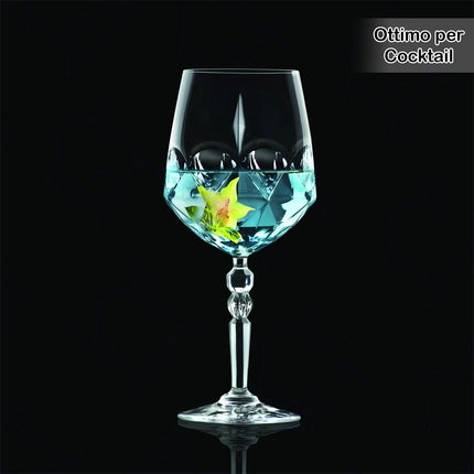 Rcr Calice Per Aperitivi In Cristallo Da 66,7Cl Alkemist Cocktail Set 6Pz - Splendente Elegante Per Vino, Champagne, Aperitivi, Ristorante