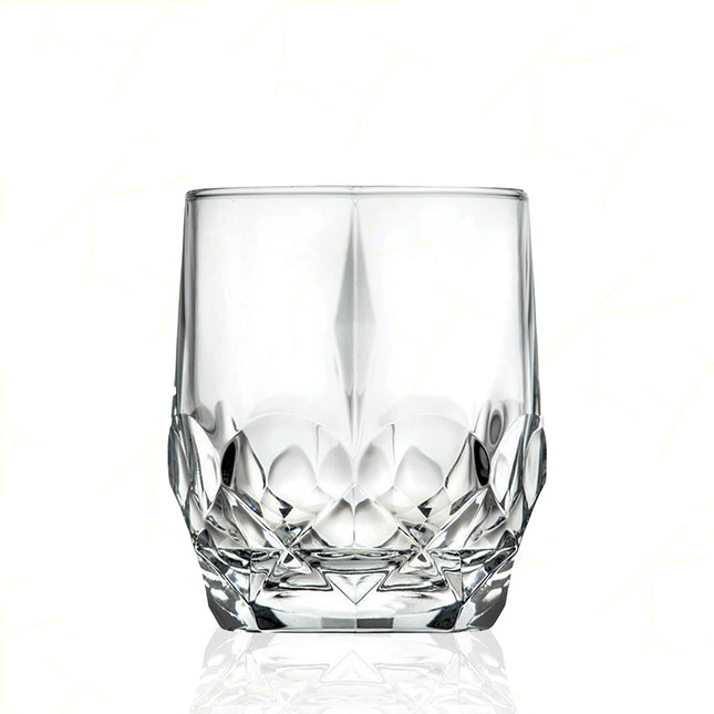 Rcr Bicchiere Acqua In Cristallo Alkemist Whisky Da 35Cl Set 6Pz - Splendente Elegante Per Acqua, Aperitivi, Da Ristorante, Casa
