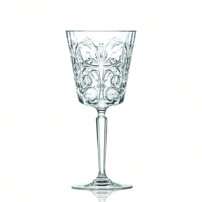 Rcr Calice Vino In Cristallo Da 29Cl Tattoo Set 6Pz - Splendente Elegante Per Vino, Champagne, Ristorante