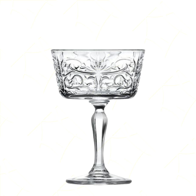 Rcr Calice Per Aperitivi O Frutta In Cristallo Da 27Cl Tattoo Set 6Pz - Splendente Elegante Per Dessert, Frutta, Aperitivi, Ristorante, Bar