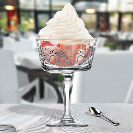 Rcr Calice Per Aperitivi O Frutta In Cristallo Da 27Cl Tattoo Set 6Pz - Splendente Elegante Per Dessert, Frutta, Aperitivi, Ristorante, Bar