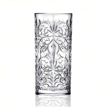 Rcr Bicchiere Per Aperitivi In Cristallo Tattoo Da 37Cl Set 6Pz - Splendente Elegante Per Acqua, Aperitivi, Da Ristorante, Casa