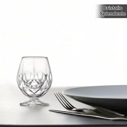Rcr Calice Acqua O Aperitivi In Cristallo Da 53Cl Alkemist Stemless Set 6Pz - Senza Stelo Splendente Elegante Per Dessert, Frutta, Aperitivi, Ristorante, Bar