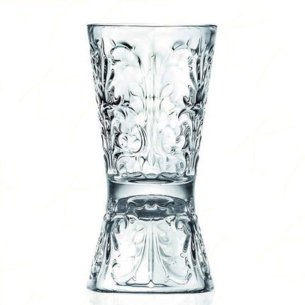 Rcr Bicchiere Per Shot O Jigger A Clessidra In Cristallo Da 3Cl - 6Cl Tattoo Clessidra Tumbler - Splendente Elegante Per Cocktail, Degustazione, Distillati, Barman, Mixology