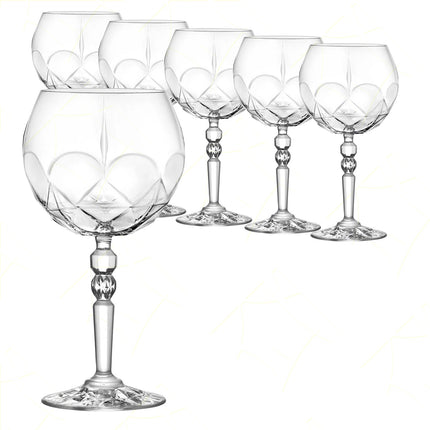 Rcr Calice Per Aperitivi In Cristallo Da 58Cl Alkemist Set 6Pz - Splendente Elegante Per Dessert, Frutta, Aperitivi, Ristorante, Bar