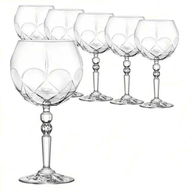 Rcr Calice Per Aperitivi In Cristallo Da 58Cl Alkemist Set 6Pz - Splendente Elegante Per Dessert, Frutta, Aperitivi, Ristorante, Bar
