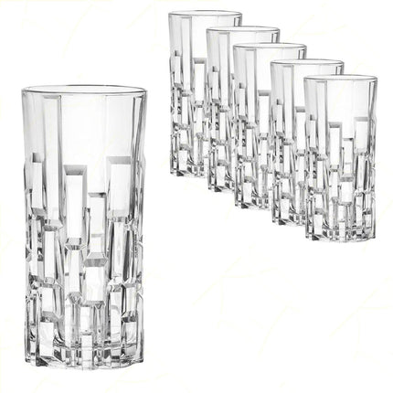 Rcr Bicchiere Per Aperitivi In Cristallo Etna Dof Set 6Pz - Splendente Elegante Per Acqua, Aperitivi, Da Ristorante, Casa RCR Cristallerie