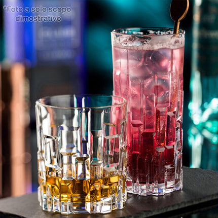 Rcr Bicchiere Per Aperitivi In Cristallo Etna Da 34Cl Set 6Pz - Splendente Elegante Per Acqua, Aperitivi, Da Ristorante, Casa