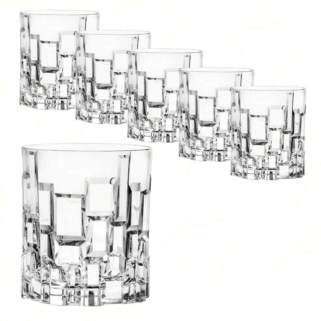 Rcr Bicchiere Per Aperitivi In Cristallo Etna Dof Set 6Pz - Splendente Elegante Per Acqua, Aperitivi, Da Ristorante, Casa RCR Cristallerie
