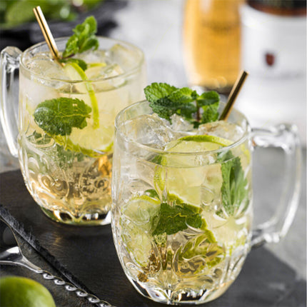 Rcr Bicchiere Per Aperitivi In Cristallo Tattoo Mule Da 42Cl Set 4Pz - Splendente Elegante Per Acqua, Aperitivi, Da Ristorante, Casa RCR Cristallerie
