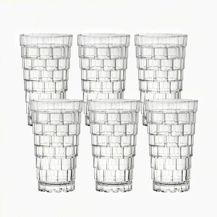 Rcr Bicchiere Per Aperitivi In Cristallo Stack Tumbler Da 39Cl Set 6Pz - Splendente Elegante Per Acqua, Aperitivi, Da Ristorante, Casa