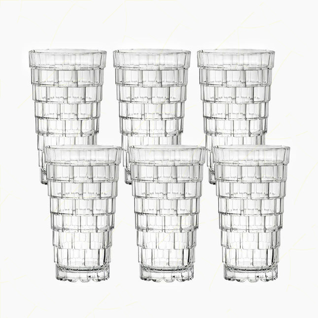 Rcr Bicchiere Per Aperitivi In Cristallo Stack Tumbler Da 39Cl Set 6Pz - Splendente Elegante Per Acqua, Aperitivi, Da Ristorante, Casa