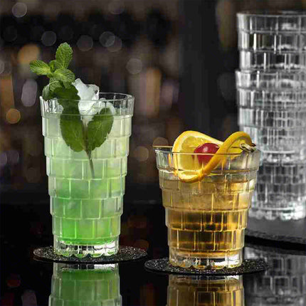 Rcr Bicchiere Per Aperitivi In Cristallo Stack Tumbler Da 39Cl Set 6Pz - Splendente Elegante Per Acqua, Aperitivi, Da Ristorante, Casa