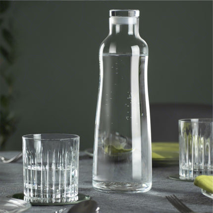 Rcr Bottiglia In Vetro Da 1.09 Litri Con Tappo Eco Water - Ergonomica, Elegante, Brillante, Per Ristorante, Bar, Casa RCR Cristallerie