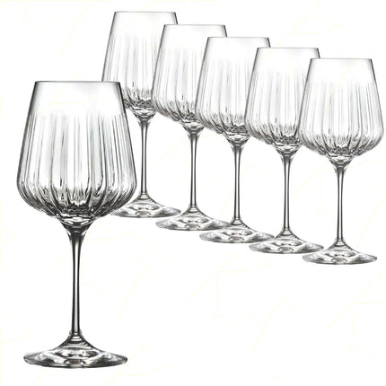 Rcr Bicchiere Per Aperitivi In Cristallo Timeless Spritz Da 49Cl Set 6Pz - Splendente Elegante Per Acqua, Aperitivi, Da Ristorante, Casa