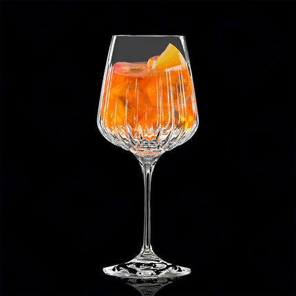 Rcr Bicchiere Per Aperitivi In Cristallo Timeless Spritz Da 49Cl Set 6Pz - Splendente Elegante Per Acqua, Aperitivi, Da Ristorante, Casa