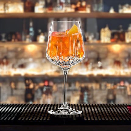 Rcr Bicchiere Per Aperitivi In Cristallo Timeless Spritz Da 49Cl Set 6Pz - Splendente Elegante Per Acqua, Aperitivi, Da Ristorante, Casa