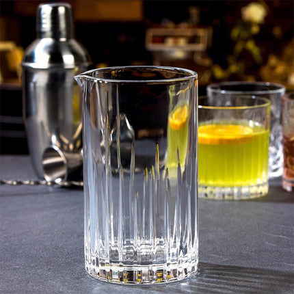 Rcr Bicchiere Per Mixing Cocktail In Cristallo Da 65Cl Timeless Set 4Pz - Da Bar Per Cocktail, Aperitivo, Resistente, Con Beccuccio, Mixing Glass
