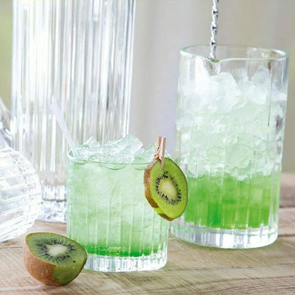 Rcr Bicchiere Per Mixing Cocktail In Cristallo Da 65Cl Timeless Set 4Pz - Da Bar Per Cocktail, Aperitivo, Resistente, Con Beccuccio, Mixing Glass