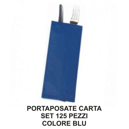 Buste Portaposate Carta Fp Blu Conf. 125 Pz. R.C. Table Top