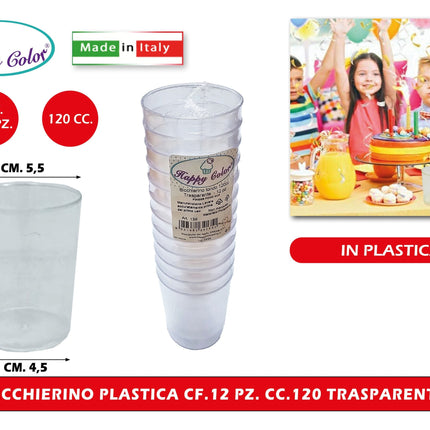 Real Dream Bicchierino Cf.12 Pz. Cc.120 Trasparente Real Dream