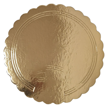 Real Dream Dischi Sottotorta Oro Tondi in Cartone per Alimenti Diametro 26–38 Cm Real Dream