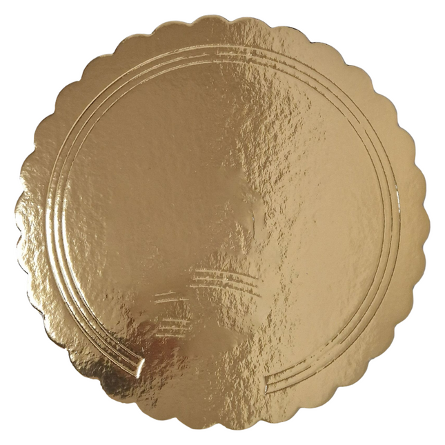 Real Dream Dischi Sottotorta Oro Tondi in Cartone per Alimenti Diametro 26–38 Cm Real Dream