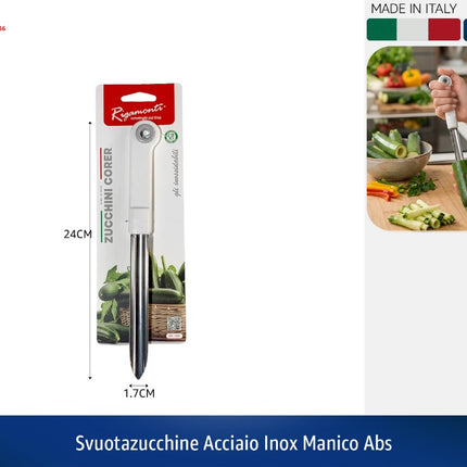 Svuotazucchine Acciaio Inox Manico Abs Rigamonti