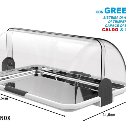 Biesse Vetrinetta Dolci Da Banco: Espositore Bancone Bar Multilivello Alimenti Singola refrigerante Grande Biesse