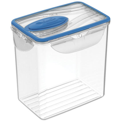 Contenitore Ermetico Kappa con Valvola – Chiusura Sigillata Anti‑Odore per Frigo, Freezer e Microonde, Lavabile in Lavastoviglie, BPA Free, Made in Italy 0.6 L Ecoplast