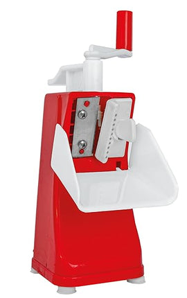 Rigamonti EXPRESS – Tempera Verdure Manuale 2 in 1 per Spaghetti, Tagliatelle, Tagliolini e Sfoglie di Verdure, Uso Domestico e Professionale, Made in Italy Rigamonti