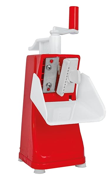 Rigamonti EXPRESS – Tempera Verdure Manuale 2 in 1 per Spaghetti, Tagliatelle, Tagliolini e Sfoglie di Verdure, Uso Domestico e Professionale, Made in Italy Rigamonti