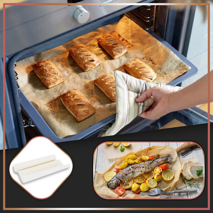 Rotolo Carta Forno Antiaderente Resistente Varie Misure Domestico Professionale