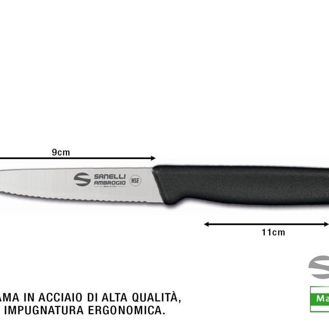 Coltello Supra Spelucchino Dentato Cm.9 Busta-8021210568311