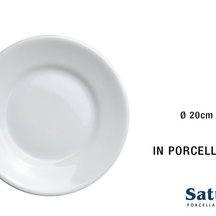 Piatto Tivoli Frutta Cm.20 Bianco-8003342030010