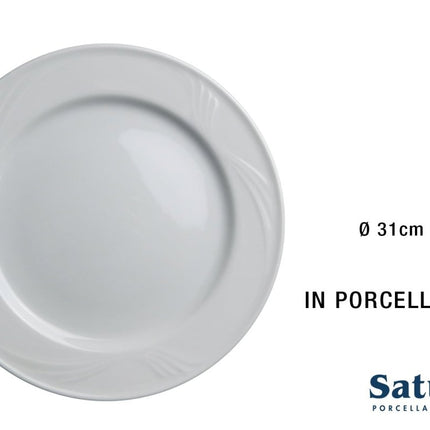 PIATTO CAPRERA PORTATA CM.31 BIANCO - Tutto Tutto Meno Meno