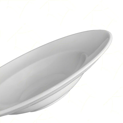 Piatto Fondo Rotondo 27 cm Porcellana Liscio Bianco Pasta Bowl per Primi Piatti, Resistente, Lavabile in Lavastoviglie, Idoneo per Microonde, Made in Italy - Tutto Tutto Meno Meno
