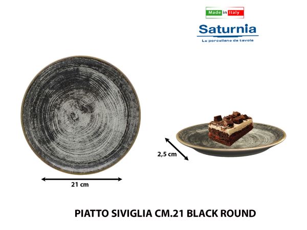 Saturnia Piatto Linea Siviglia In Porcellana Elegante E Resistente Per Uso Quotidiano E Servire