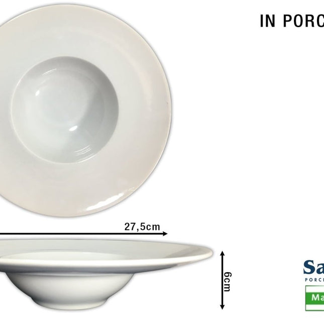 PIATTO PASTA K - BOWL NAPOLI ROTONDO DIAMETRO CM.28 - Tutto Tutto Meno Meno