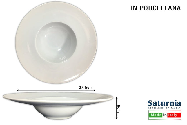 Saturnia Piatto Pasta K-Bowl Napoli: L'Eleganza Funzionale Per I Tuoi Primi Piatti Saturnia