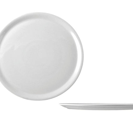 Piatto Pizza Porcellana Napoli Cm.33 Bianco - Tutto Tutto Meno Meno