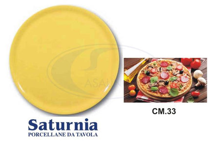 Saturnia Piatto Pizza Napoli: L'Autentica Pizza Italiana A Casa Tua, Con Stile E Colore Tradizionale Saturnia